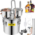 Alcohol Still 8GAL/30L, Alcohol Distiller with Thumper Keg, Distillery Kit for Alcohol with Copper Tube & Build-in