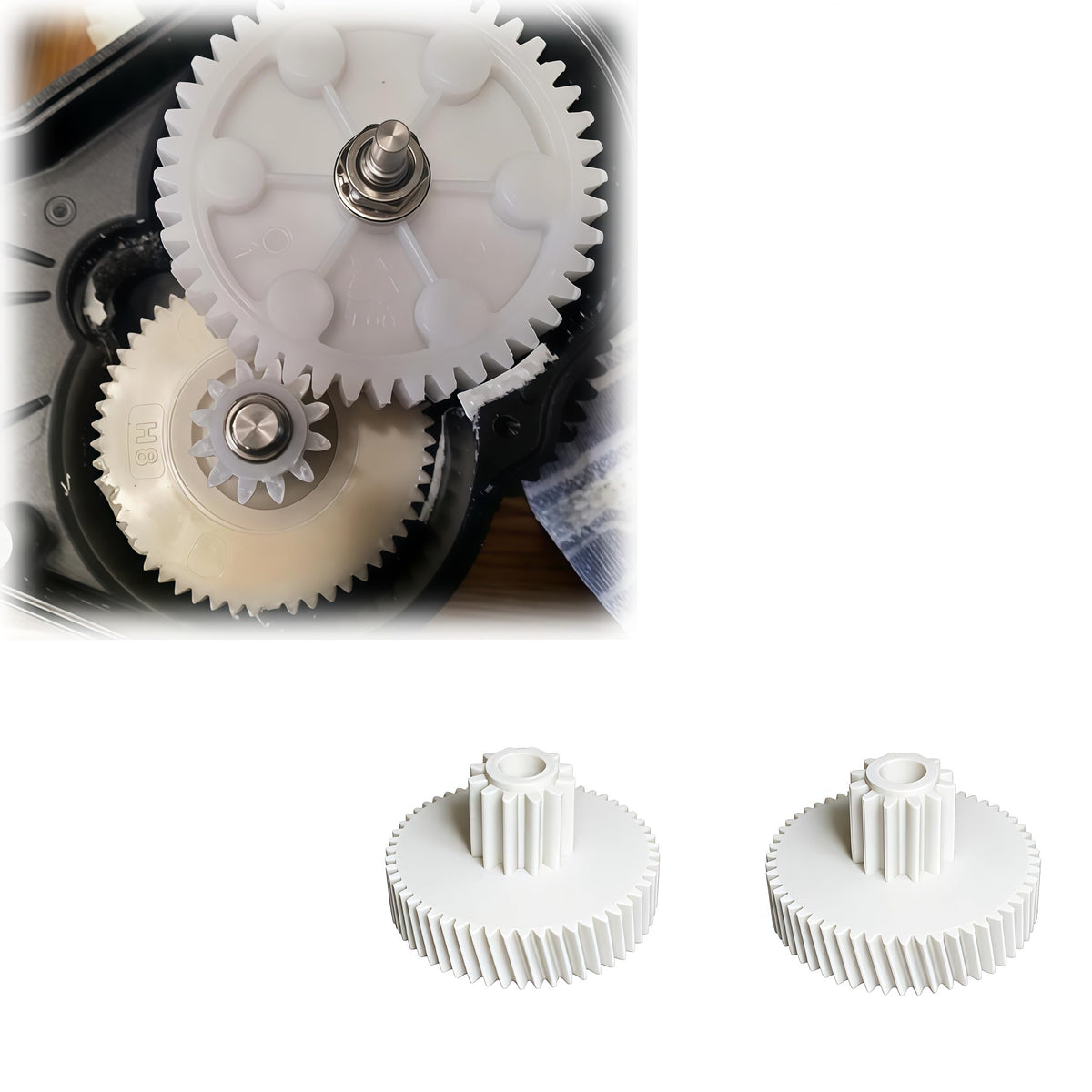 Replacement Main Gear for Breville Barista & Sage Coffee Grinders (White)