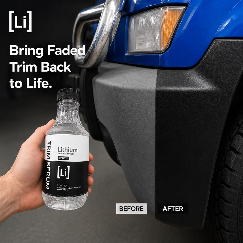 Trim Serum- Plastic Restorer for Cars- Restores Even the Most Damaged Plastic, Rubber, and Vinyl - Black Trim