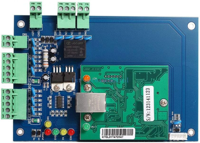 Electric Strike Lock Complete TCP/IP Network Single Door Access Control Board System Kits with 110V Metal Power