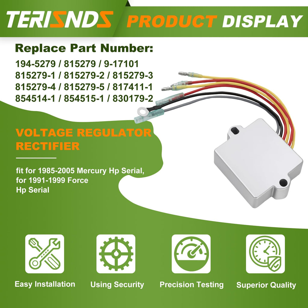 815279 194-5279 Voltage Regulator Rectifier for Mercury Mariner Outboard