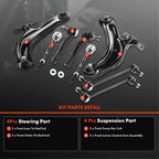A-Premium 8Pcs Suspension Kit, Front Lower Control Arm