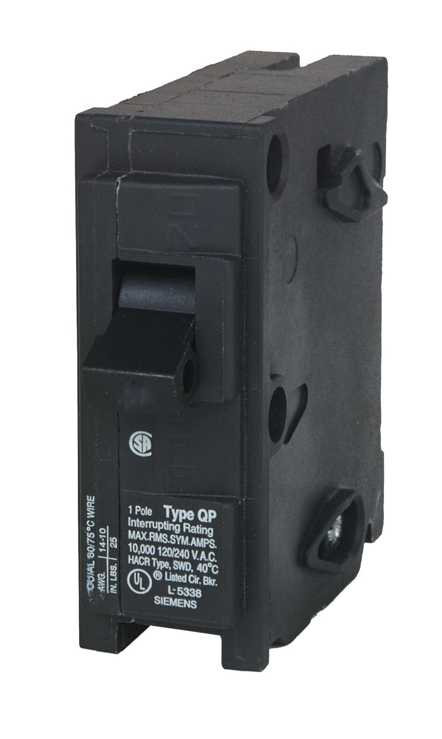 Siemens Q125 25-Amp 1 Pole 120-Volt Circuit Breaker