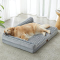 Orthopedic Dog Beds for Large Dogs-Waterproof Sofa Dog Bed with Removable Washable Cover, Big Pet Bed with Waterproof