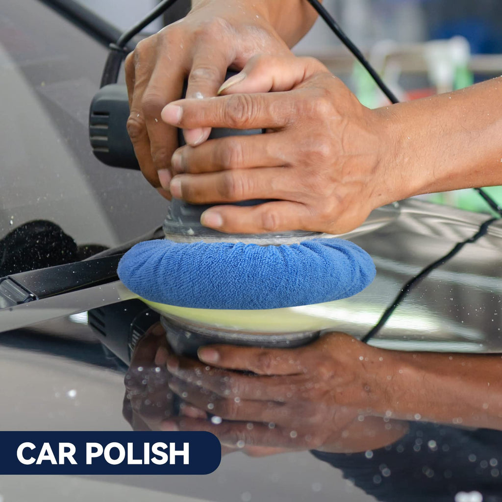 40 Pcs 9 to 10 Inches Buffer Pads, Car Polisher Bonnets, Mixed
