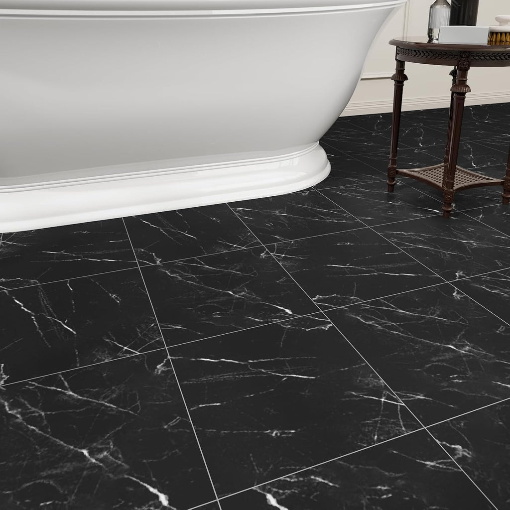 20-Pack Peel and Stick Floor Tiles Vinyl Floor 12 x 12 inch Self Adhesive Waterproof Flooring Planks DIY for