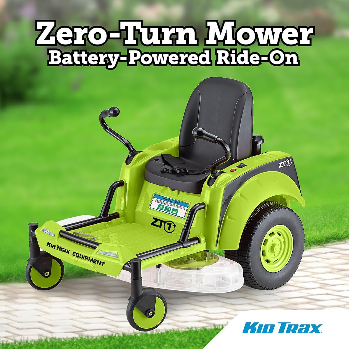 12V Zero Turn Lawn Mower Toodler Toys - Ride on Toy, Outdoor Toys, Tractor Toy, Riding Mower, Ride On Tractor, Dual