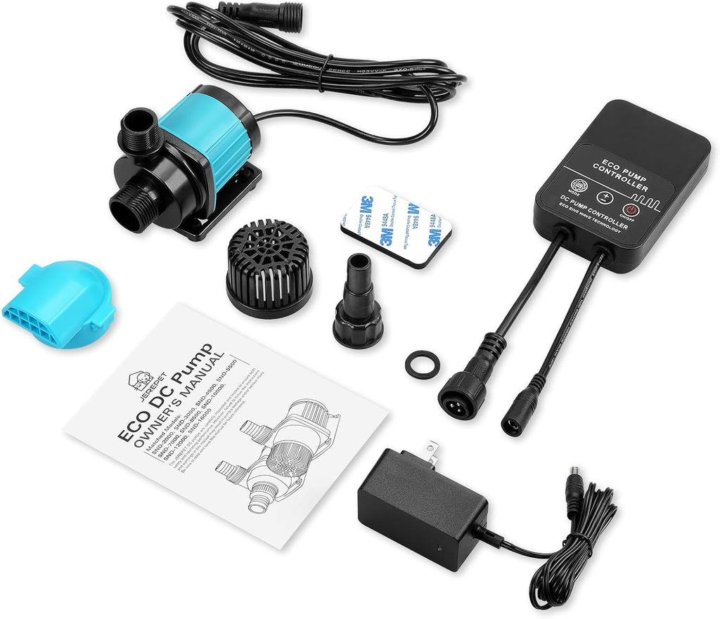 320GPH Mini Aquarium DC24V Water Pump with Controller