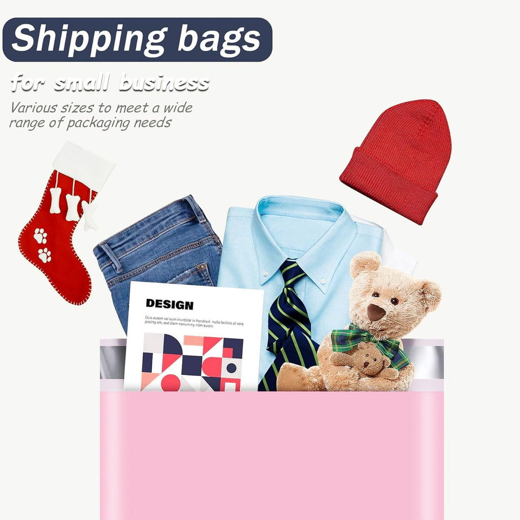 10x13" Poly Mailers 100PCS, 5-Layer Self-Seal Waterproof Shipping Bags for Clothes, Books, Mailing, E-commerce