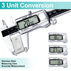 Kynup Digital Caliper, Caliper Measuring Tool, Micrometer, Full Turn Off