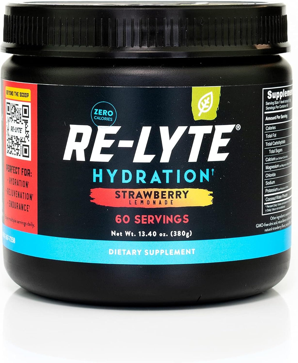 Re-Lyte Sugar Free Electrolyte Powder Mix (Strawberry Lemonade)