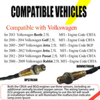 MTKHMN Downstream & Upstream Oxygen Sensor for 06-14 Volkswagen 2.5L 2PCS