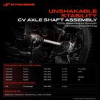 A-Premium Front Left Driver Side CV Axle Shaft Assembly