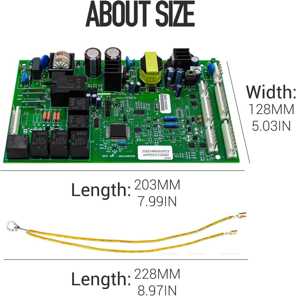 WR55X10942C WR55X10942 Control Board Replacement for GE Refrigerator