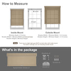 Light Filtering Roller Shades for Windows,Beige,29" W x 48" H