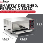 Electric Commercial-Grade Pizza Oven
