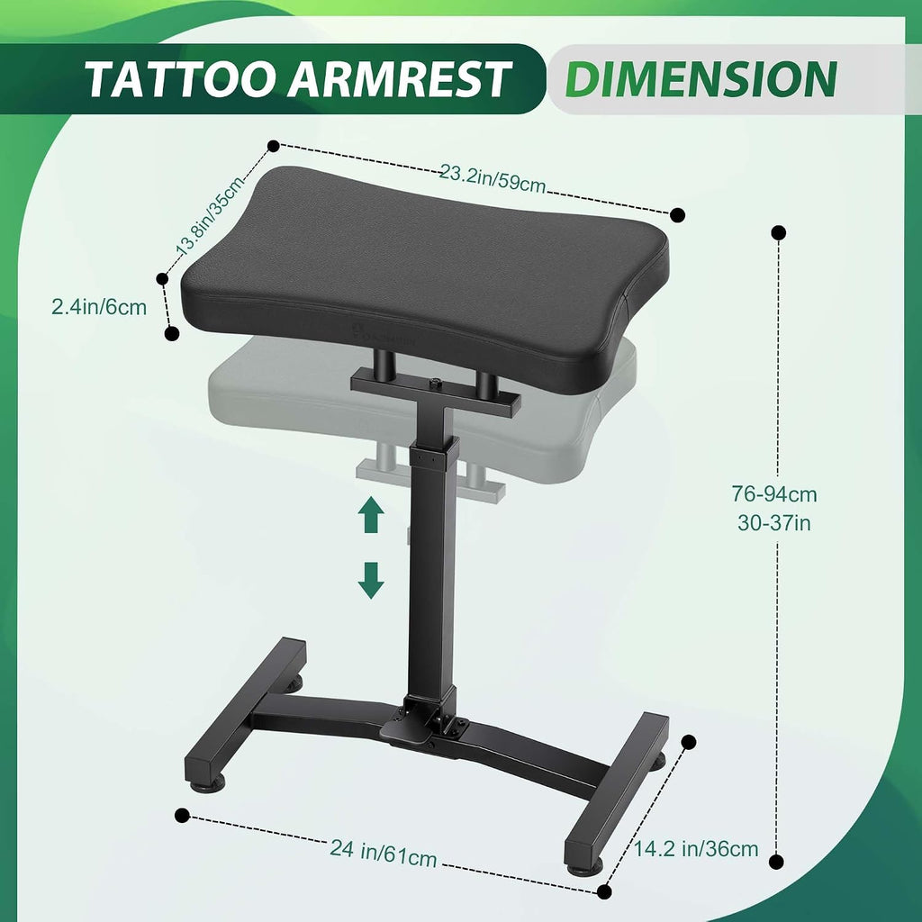 Tattoo Armrest Stand Adjustable Height by Hydraulic System