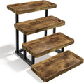 4 Tier Cupcake Stand, 15.7" Large Wooden Serving Tray