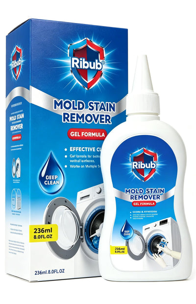 Mold Stain Remover Gel Heavy Duty Household Cleaning Gel for Washing Machine Seals, Fridge Gaskets, Bathroom &