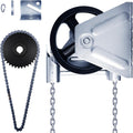 ‎NULTRUMA Garage Door Opener Chain Hoist 1 Inch Shaft Model 2000R 4:1 Reduction Wall Mount