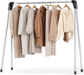 Clothes Drying Rack Foldable, Portable Clothes Airer, 48" H | Stainless Steel, Folds Flat to Storage, Lightweight