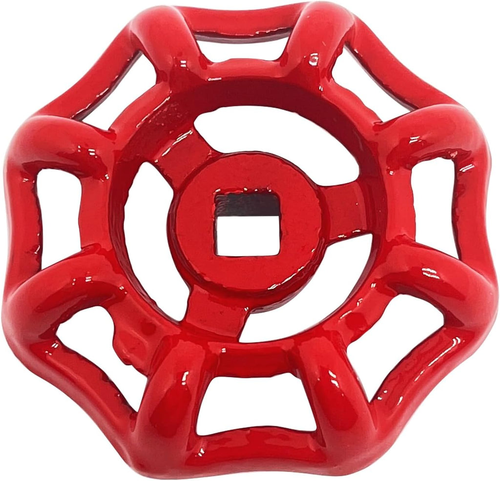 1pcs Replacement Gate Valve Handwheel,Round Wheel Valve Handle Replacement,for 2" Gate Valves, Outer Diameter 96mm (Square Hole 9.3x9.3mm)