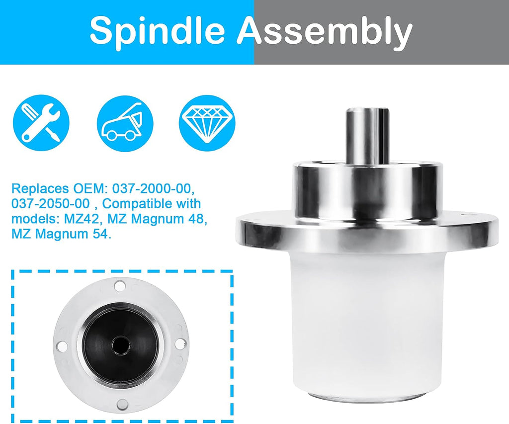 037-2000-00 Spindle Assembly 037-2050-00 Fits for Bad Boy 42" 48" 54" Deck MZ Magnum Zero Turn Mower