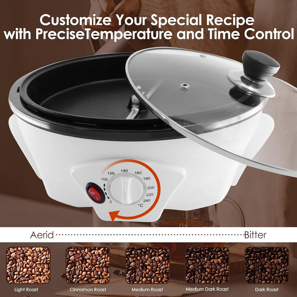 750g Electric Coffee Roaster Machine Home Coffee Roaster Coffee Bean Roaster for Home Use 110V