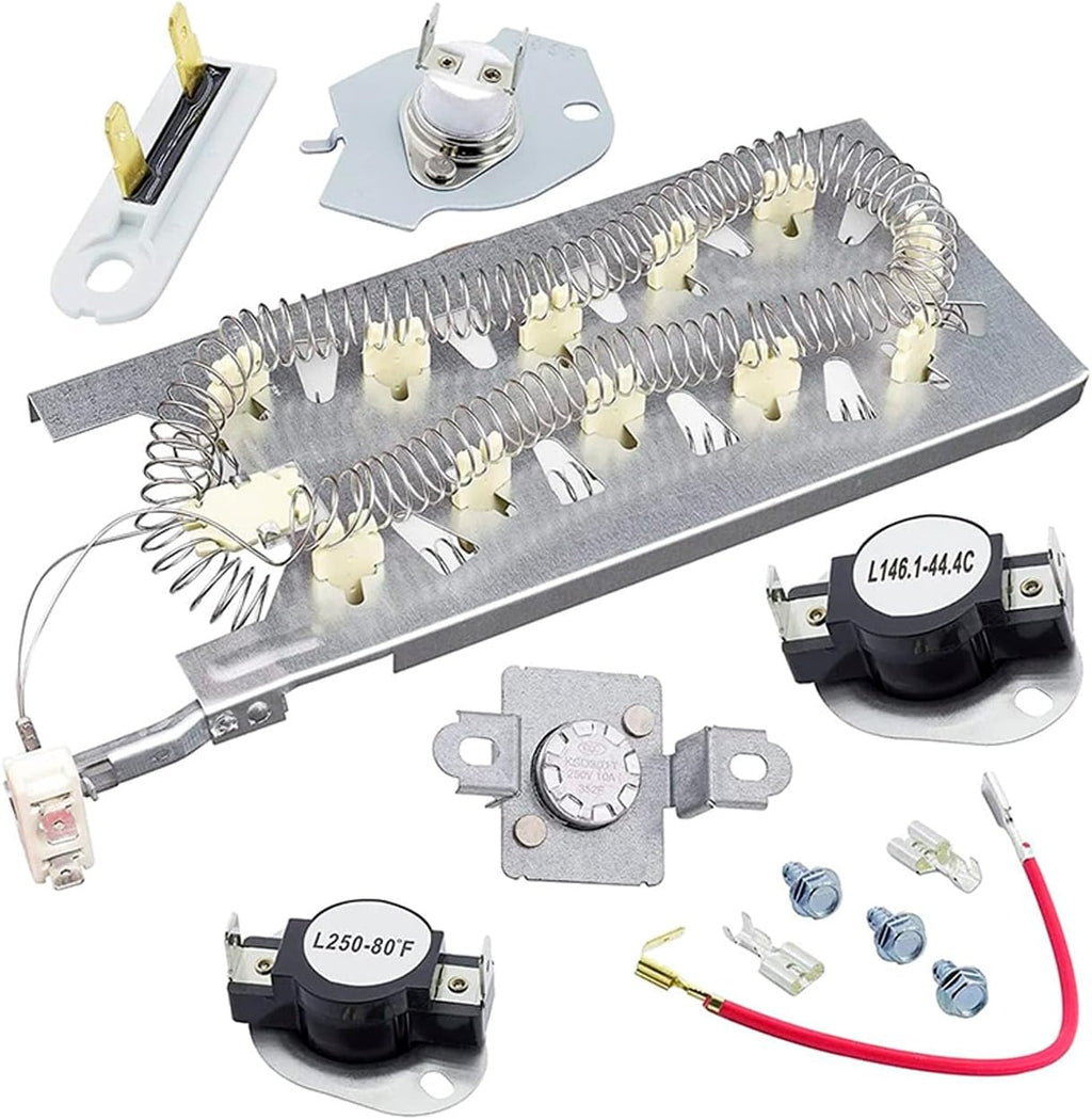Upgraded Dryer Heating Element Replacement for Maytag MED8630HC0 MED8630HC1 MED8630HC2 MED8630HW0 MED8630HW1 MED8630HW2 MED9600SQ0 MED9700SB0 MED9700SQ0 MED9800TK0 MED9800TQ0 MEDB765FC0 MEDB765FW0