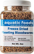Bloodworms, Grade A Freeze Dried Bloodworms for All Tropical Fish, Cichlids, Discus, Tetras, Goldfish, Bettas, Angel