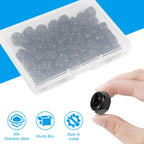 Yinpecly 25Pcs 5/16"-18 Nylon Insert Hex Lock Nuts Self-Locking Nut