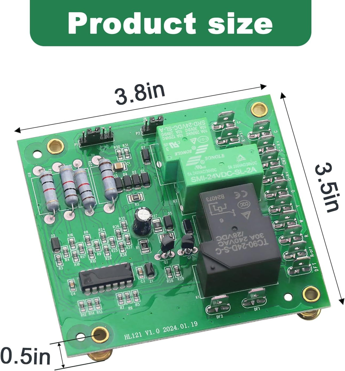 Upgrade PCBDM133S Defrost Control Board for Goodman Furnace Replacement Circuit Boards, Compatible With Multiple HVAC Systems