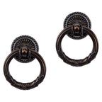 2 Pack Vintage Cabinet Handles, Oil Rubbed Bronze