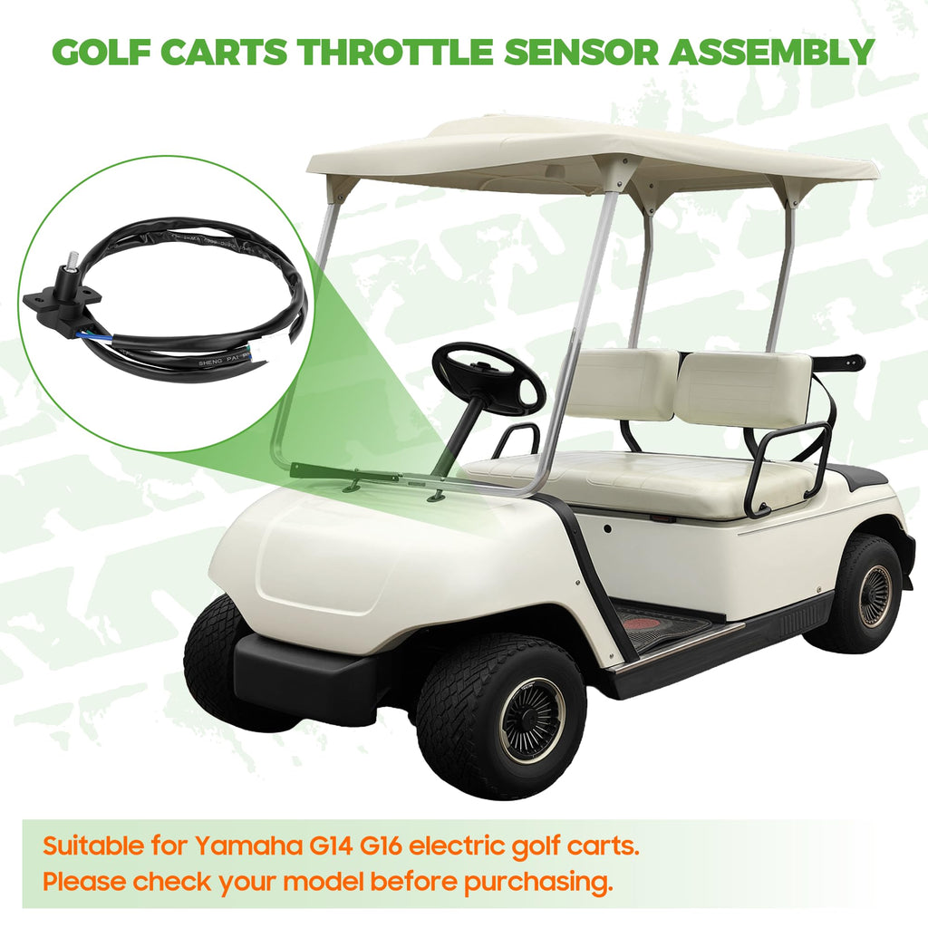 10L0L Golf Cart Throttle Sensor Assembly for Yamaha G14 G16 Electric