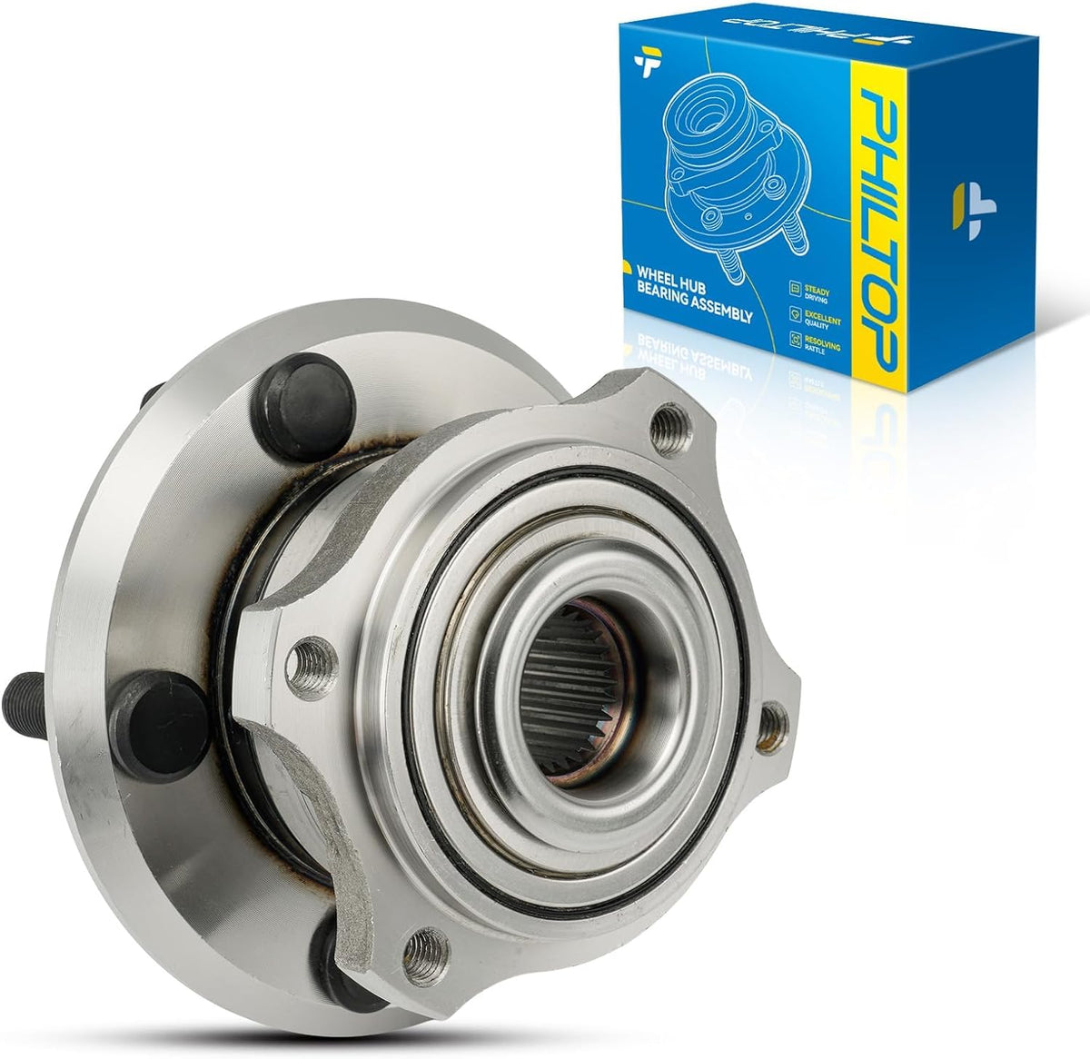 PHILTOP 513225 x1 AWD Front Wheel Bearing Hub Assembly for Chrysler 300