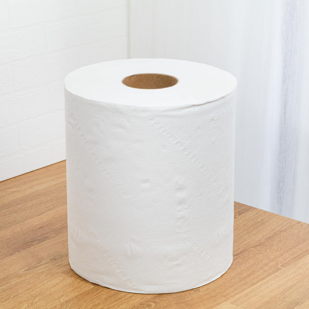 JS-CPW600 2-Ply Center Pull Paper Towels, White, 3600 Sheets/Roll - Case of 6 rolls