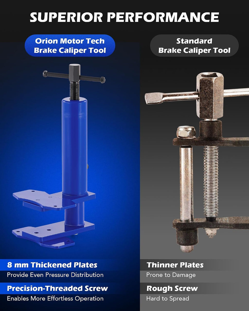OMT Brake Caliper Piston Compressor Tool for Multi Piston Pad Spreader