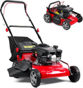 131cc Gas Powered Self Propelled Lawn Mower[Foldable] - Easy to Start, 3 in 1 Multi Functional Gas Push Lawnmower