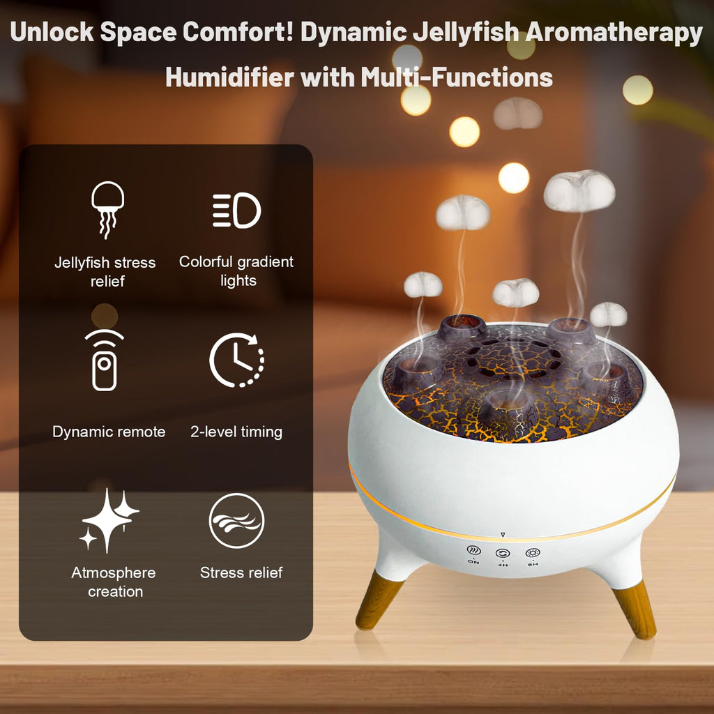 Aroma Diffuser with 7-Color Changing Lights, Quiet Ultrasonic Essential Oil Diffuser for Home, Auto Shut-Off, Cool
