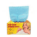 Creative Fidget Heart Bubble Wrap Stress Relief Sheets 25 Pack