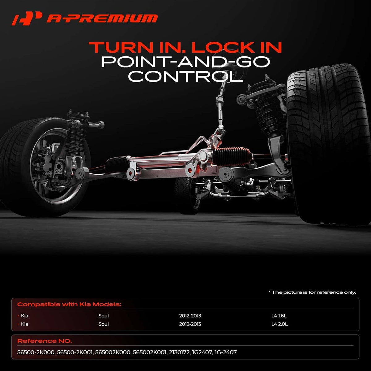A-Premium Electronic Power Steering Rack and Pinion Compatible with Kia