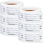 1500 Pcs Removable Food Labels for Restaurant Containers, 1 x 2 Inch