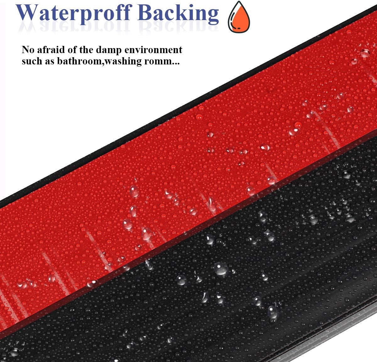 [New Upgrade] Huge Gap Door Draft Stopper, 3.4" W Widened Door Sweep Seal Gap Up to 1.8" for Interior & Exterior