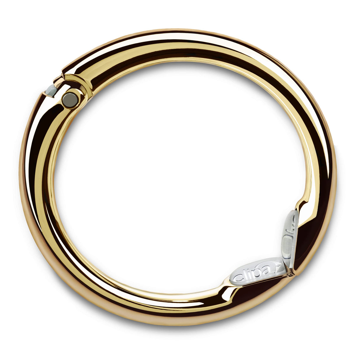 Bag Hanger, Polished Gold PVD |The Ring that Opens into a Purse Hook