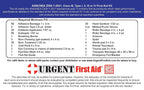 OSHA & ANSI 2021 Class B Refill Kit, 50 Person, 208 Pieces-First Aid Refill