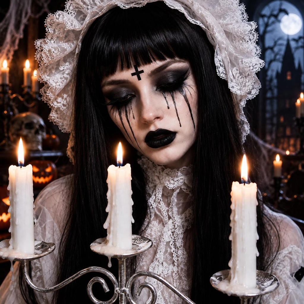 Halloween Black Lipstick,Cream Matte Lipstick Face Paint Stick