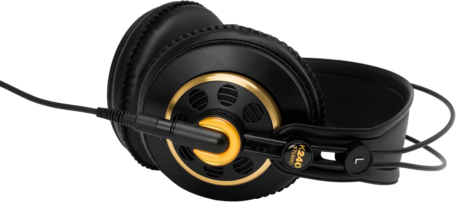K240STUDIO Semi-Open Studio Headphones | XXL transducers with Varimotion diaphragms and 55 Ohm impedance for mixing
