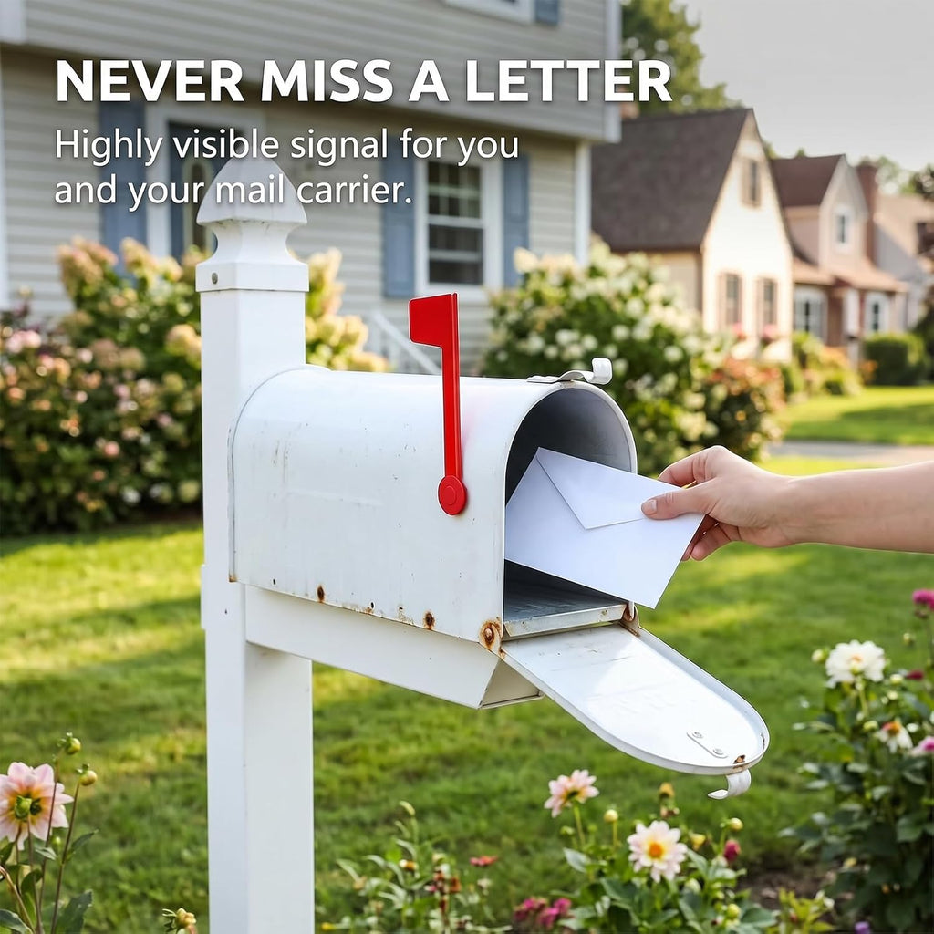 Mailbox Flag Replacement Easy to Install Flag for Mailbox Universal External Deliverymailbox Flag Replacement