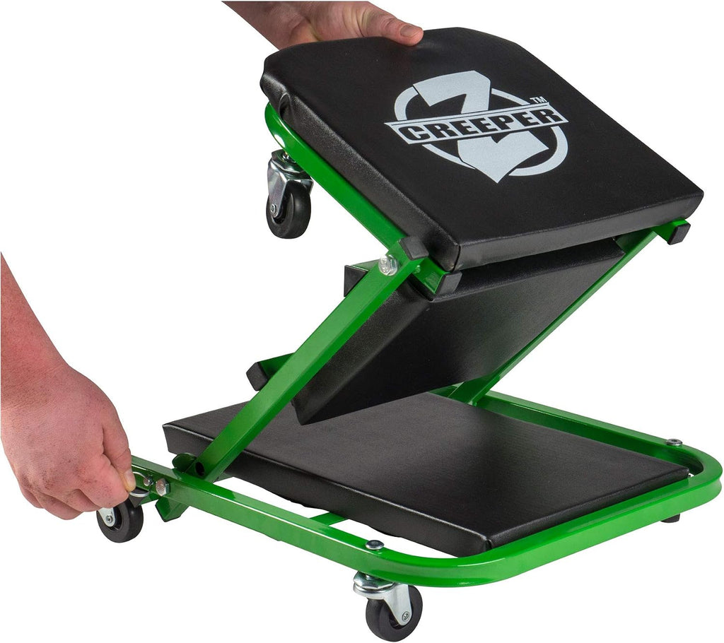 C-2036DG Black/Green 300 Lbs Mechanic Creeper