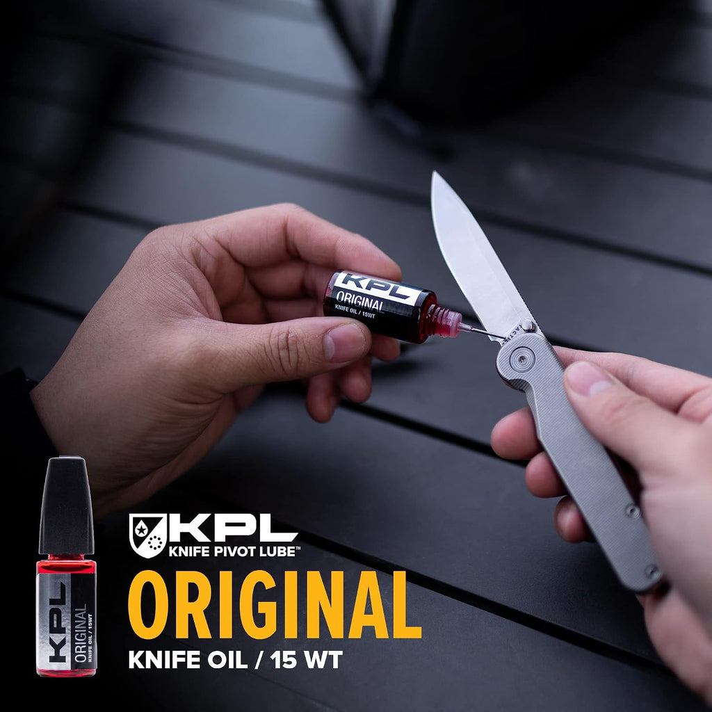 – Original Knife Oil for Blades – Synthetic Pocket Knife Honing Oil – 10ml Precision Lubricant